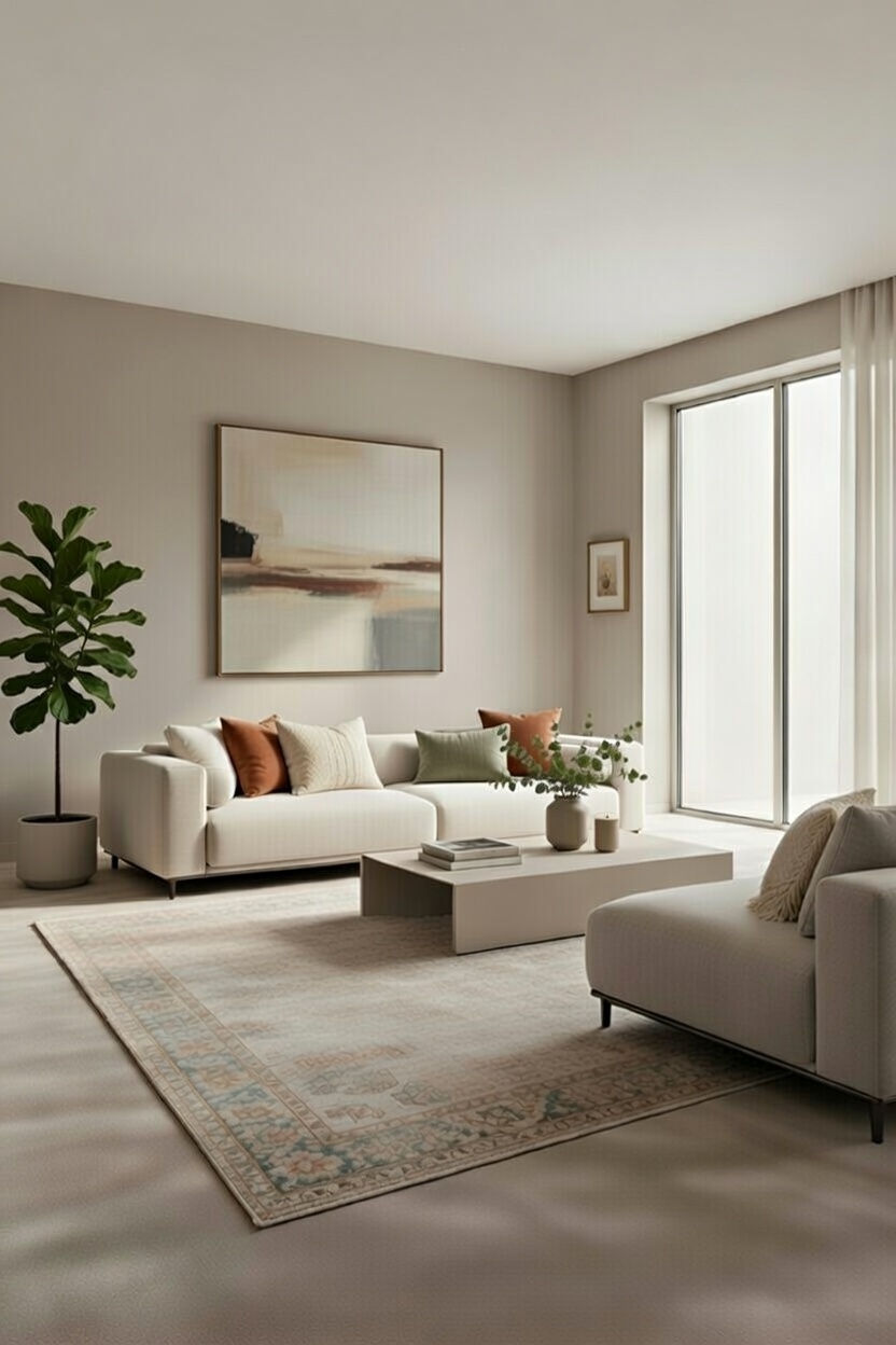 Modern minimalist interior